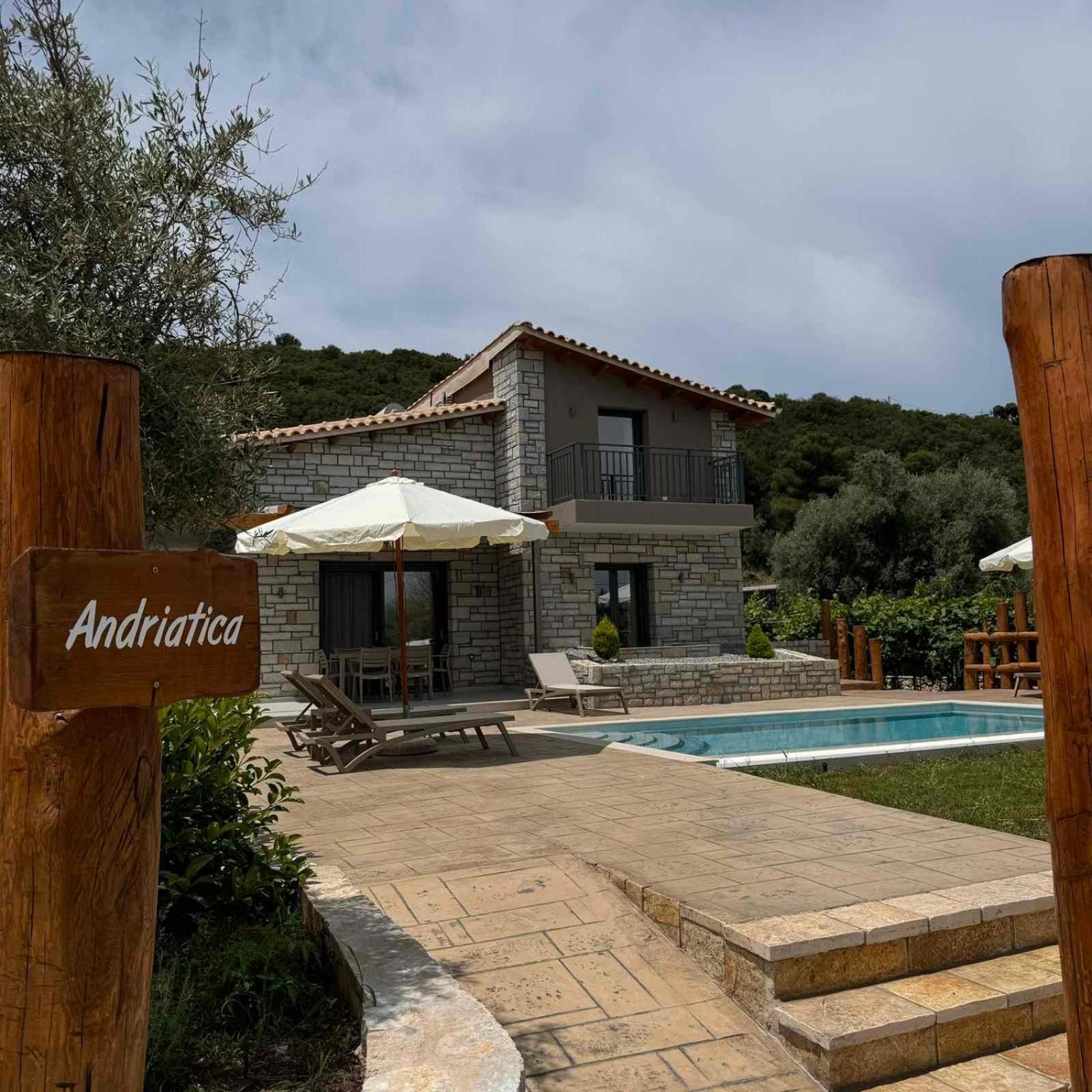 Iris Villas Complex Frinion Bagian luar foto